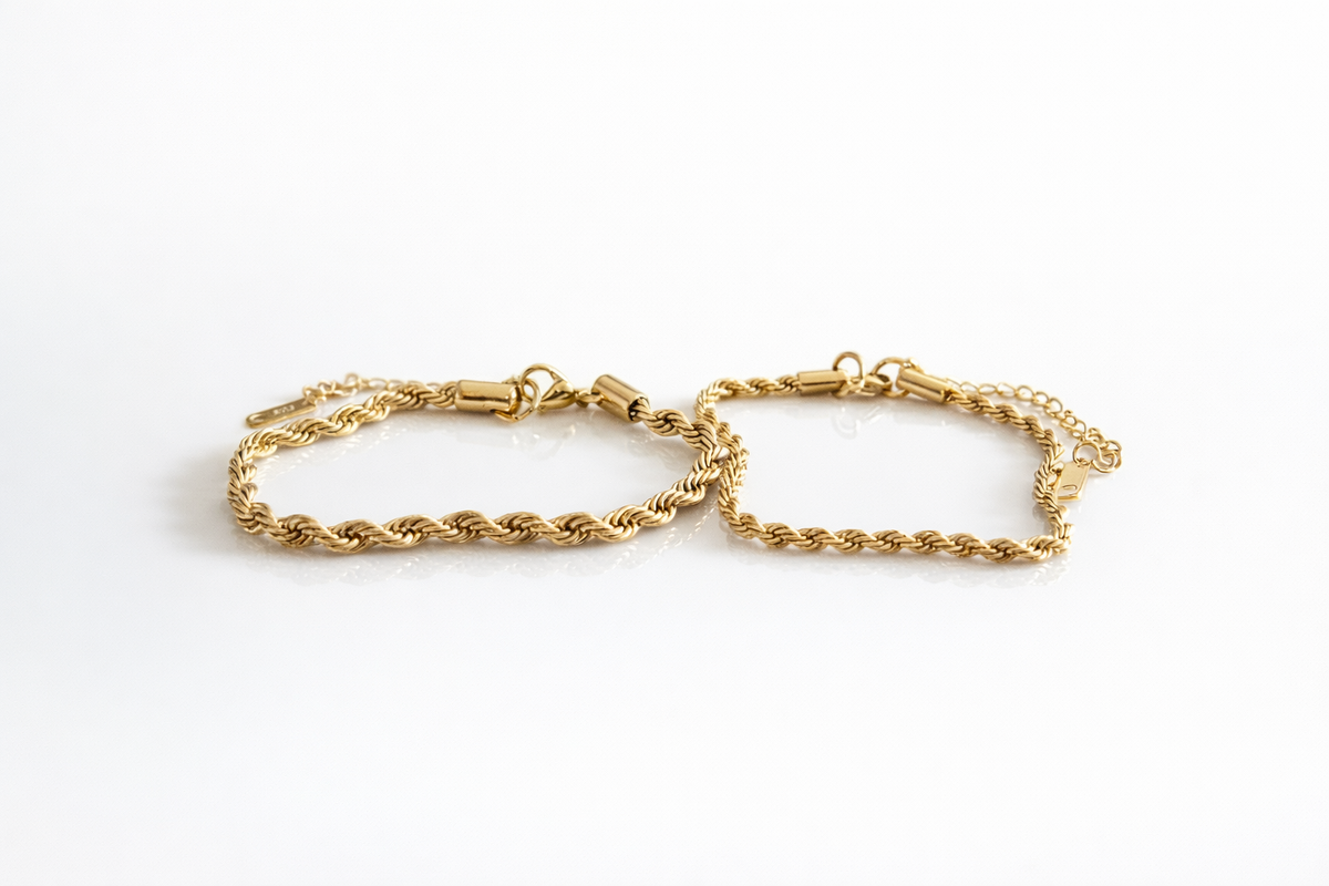 Pulsera trenza gruesa