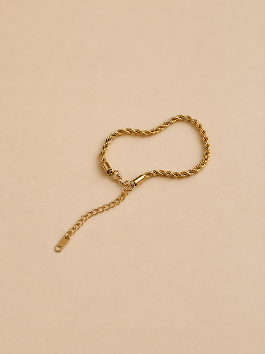 Pulsera trenza gruesa